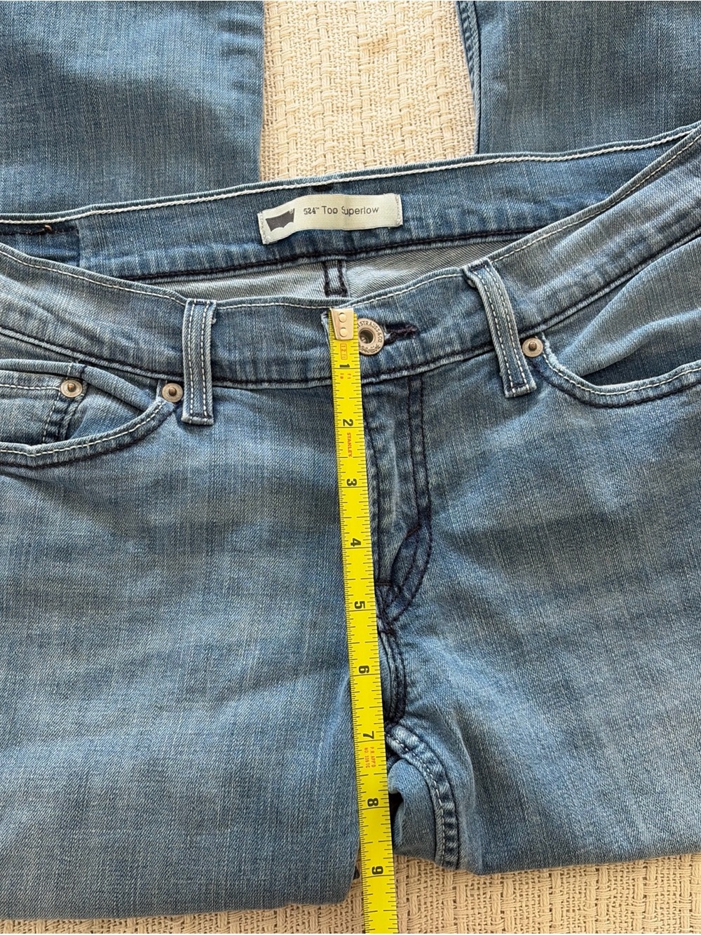 Levi’s 524 Too Superlow Light Blue Jeans -